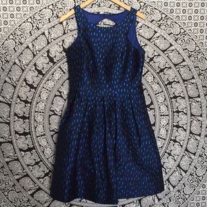 Minuet blue dress. Size Large